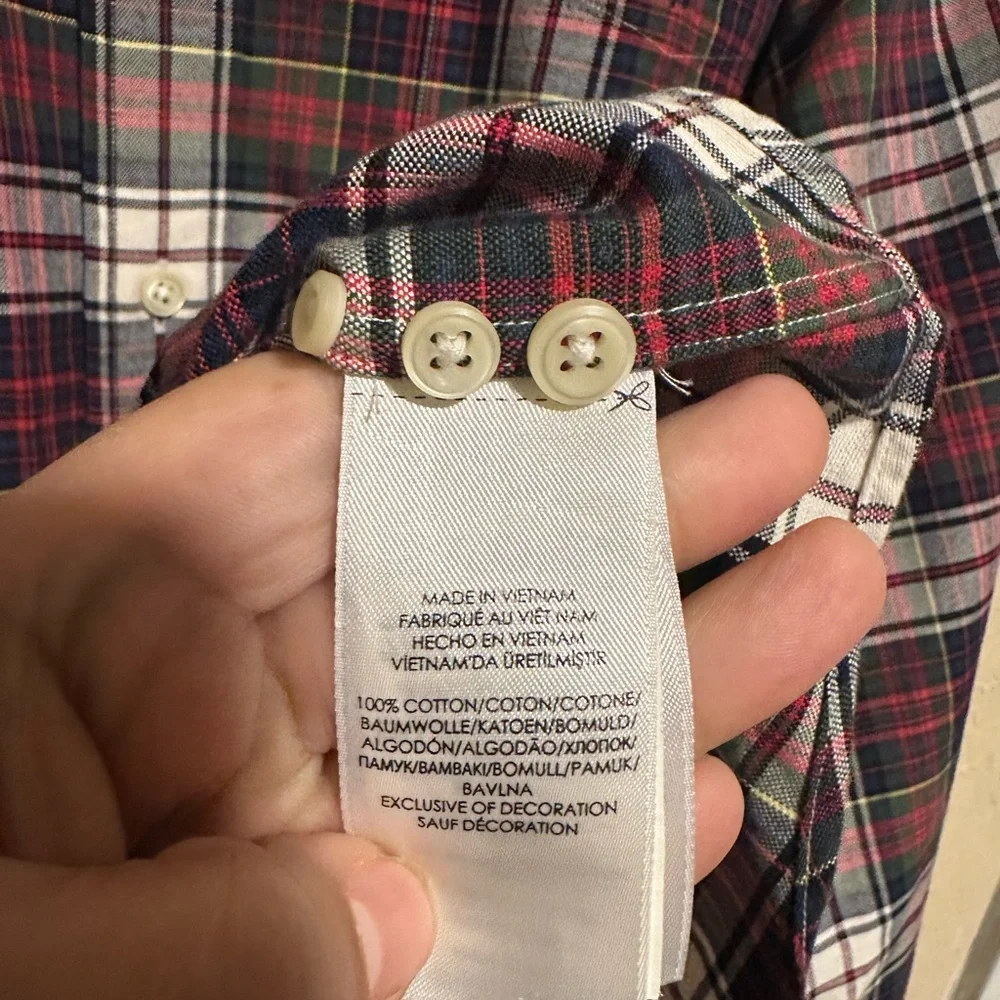 Polo Ralph Lauren Button Down Shirt Plaid Size Large NWOT‎